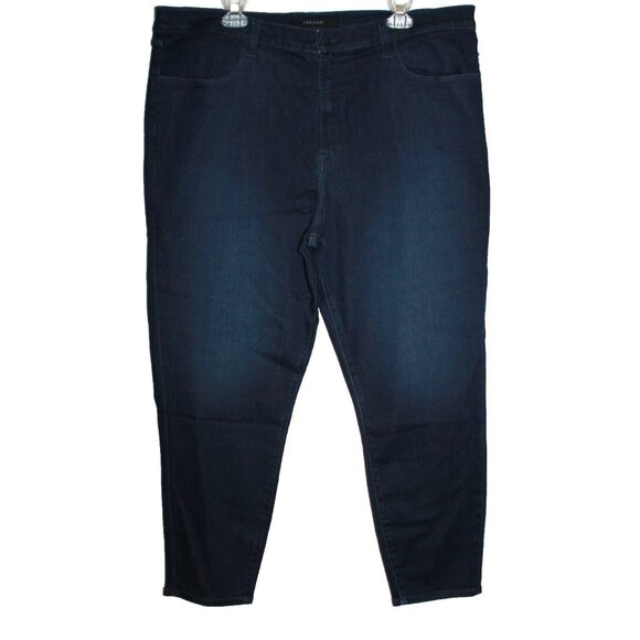 J Brand Alana High Rise Crop Skinny Jeans Women's Size 38 Blue Stretch Denim NEW - Picture 1 of 2